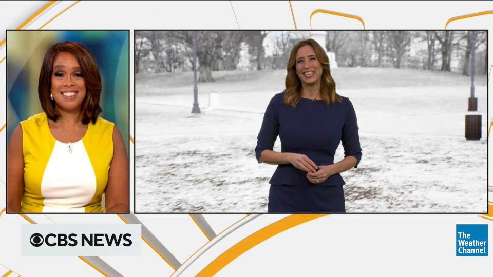 A new content collaboration with The Weather Channel will bring enhanced weather and climate reporting to CBS News viewers. / Credit: CBS News