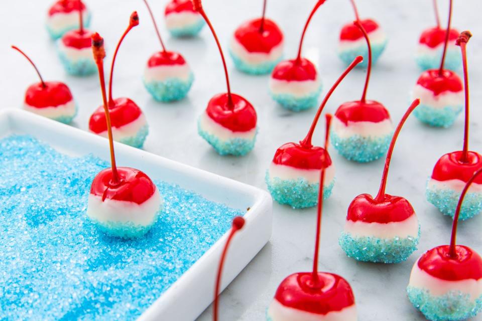 Boozy Cherry Bombs