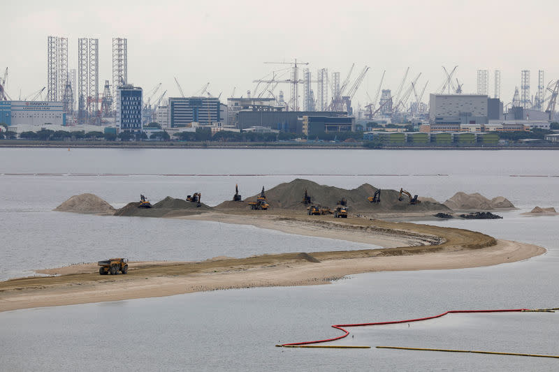 The Johor Straits near Tuas. (FILE PHOTO: Reuters/Edgar Su)