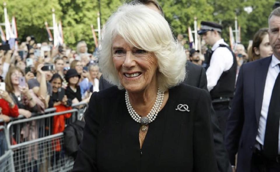 La regina consorte Camilla a Londra