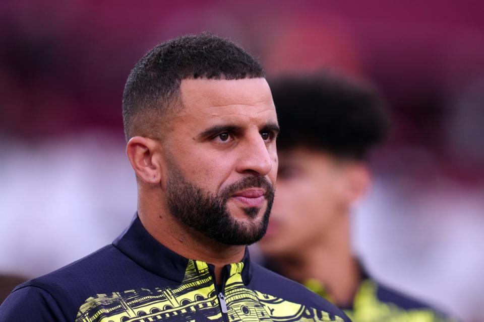 Kyle Walker has made a solitary appearance for Manchester City this season (John Walton/PA Wire)