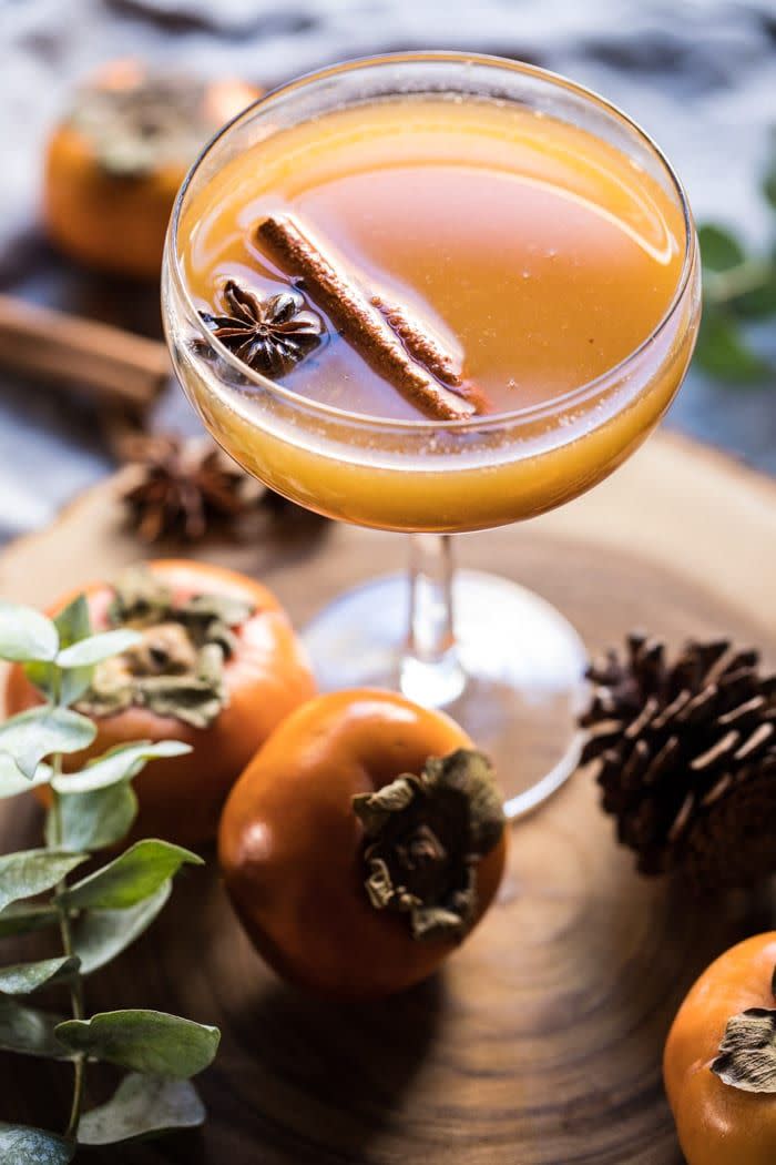 Spiced Persimmon Cocktail