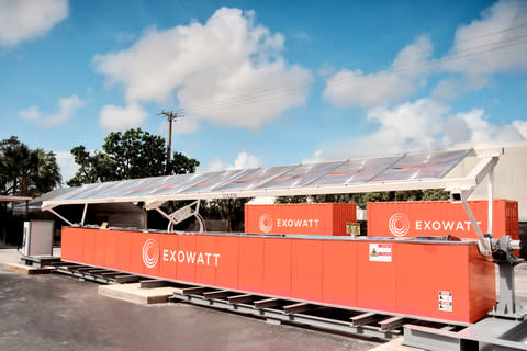 Exowatt P3 modular data warehouse solution. (Photo: Business Wire)