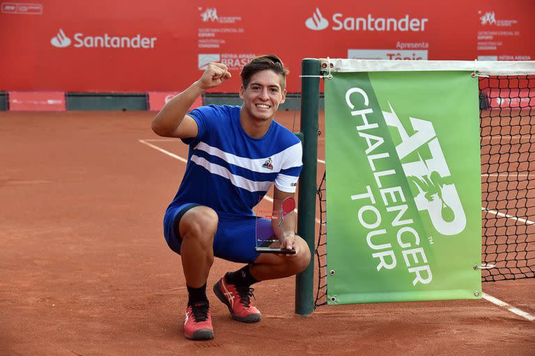 Sebastián Báez se consagró campeón del Challenger de Campinas