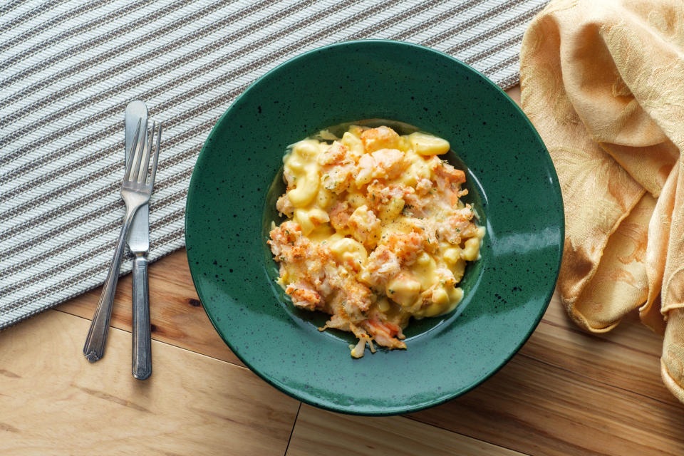 A bowl of Lobster Mac 'n' Cheese