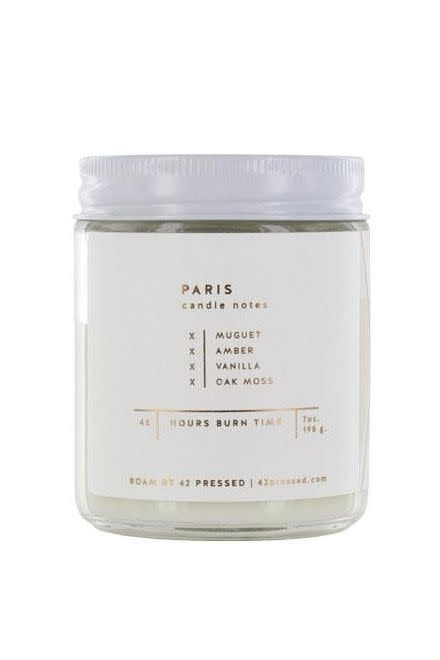 Roam By 42 Pressed Paris Candle - £25