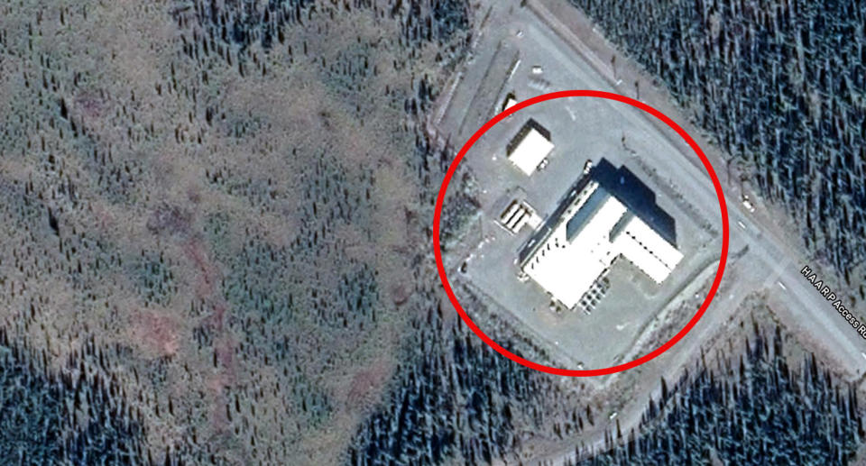 The High-Frequency Active Auroral Research Program facility has been shrouded in mystery. Source: Google Maps