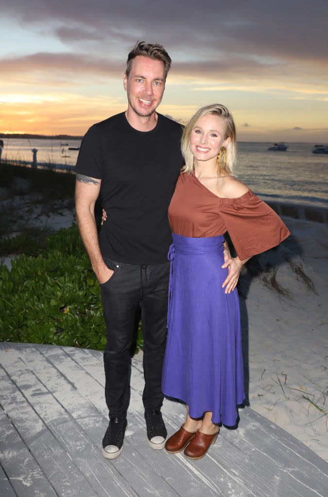 dax and kristen by the beach