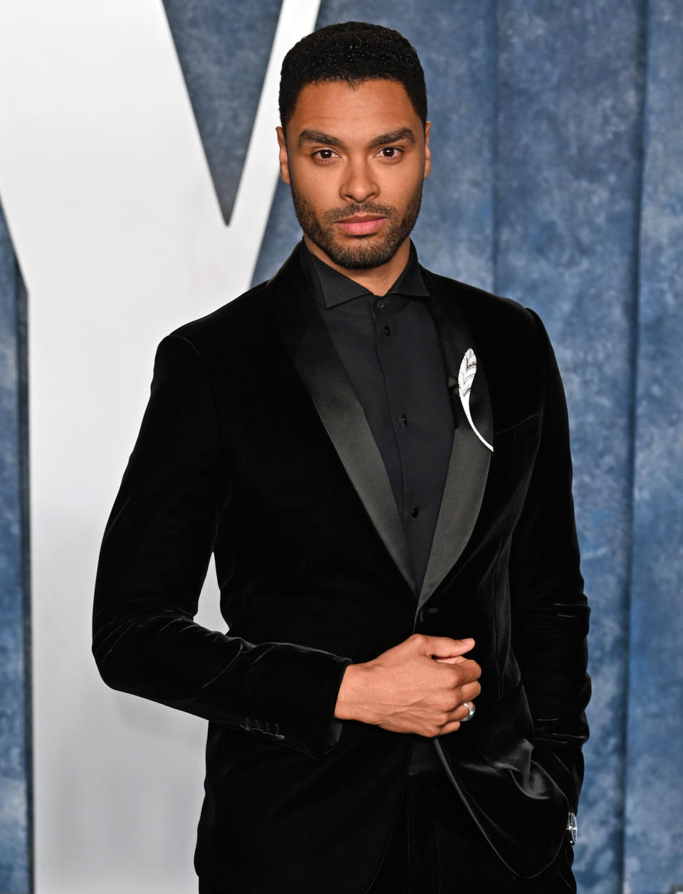 Rege-Jean Page attending the Vanity Fair Oscar Party held at the Wallis Annenberg Center for the Performing Arts in Beverly Hills, Los Angeles, California, USA. Picture date: Sunday March 12, 2023. (Photo by Doug Peters/PA Images via Getty Images)