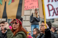 <p>Thousands of demonstrators gather in the Nation’s Capital for the Women’s March on Washington to protest the policies of President Donald Trump. January 21, 2017. (Photo: Mary F. Calvert for Yahoo News) </p>