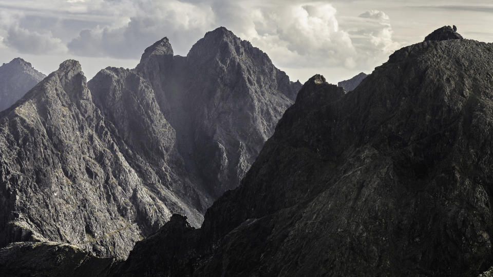 A photo of Skye's Cuillin Ridge