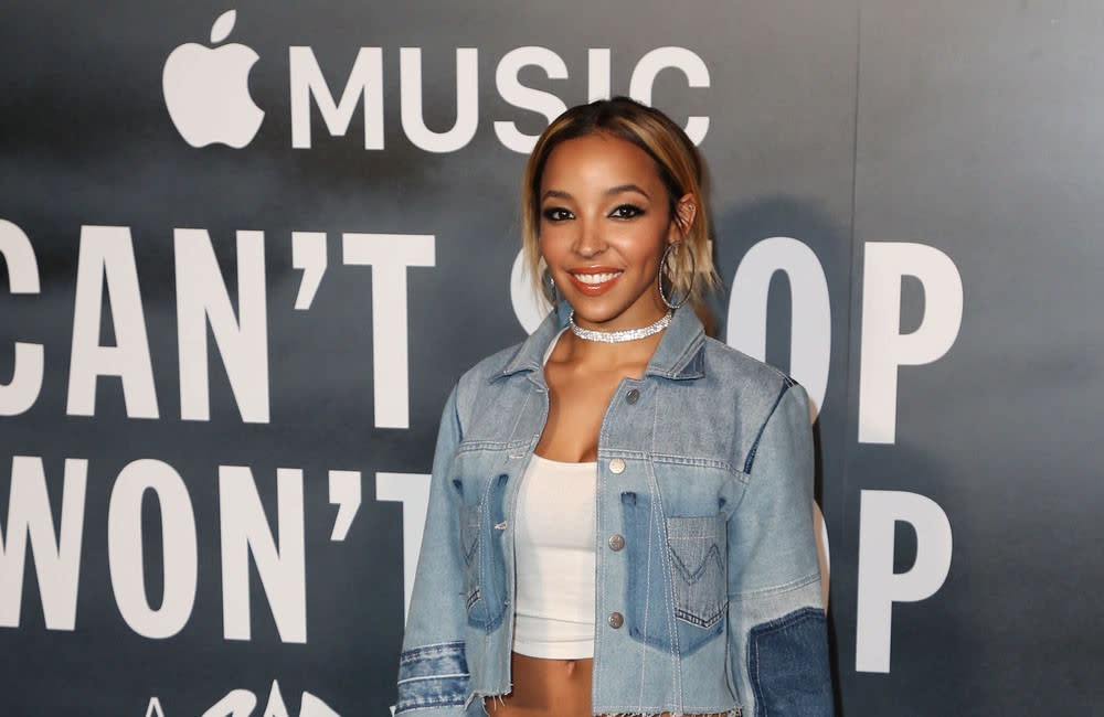 Tinashe had her first kiss on a golf course credit:Bang Showbiz