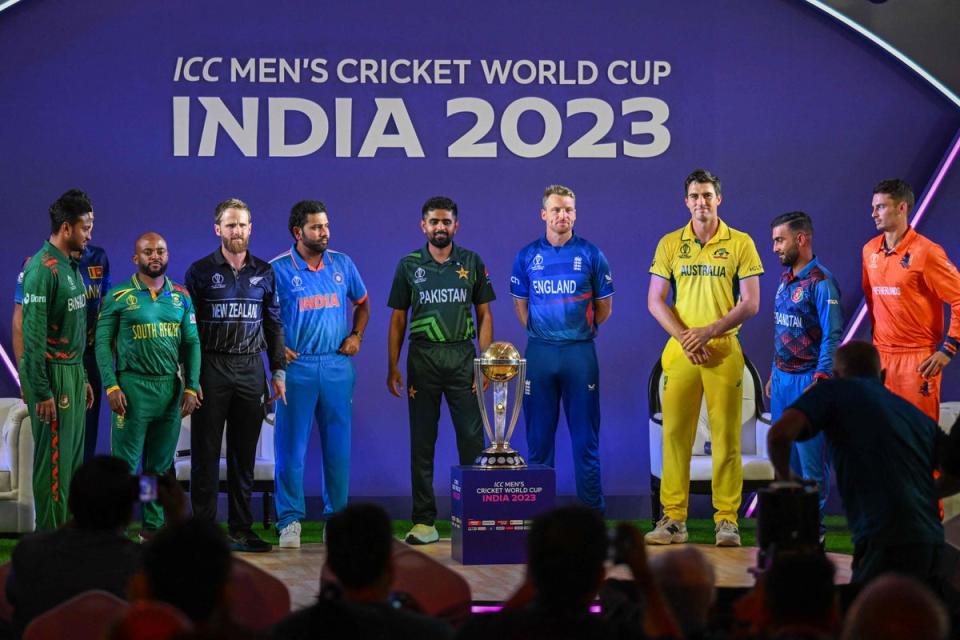 India start their World Cup campaign against Australia on Sunday  (AFP via Getty Images)