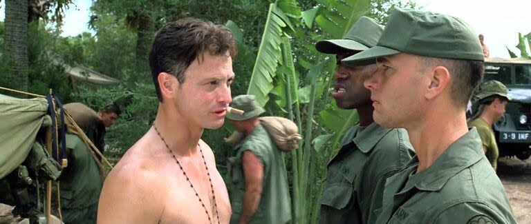 Gary Sinise, en uno de sus papeles más reconocidos, el del teniente Dan en la película Forrest Gump