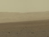 <p>This color image taken August 8, 2012 from NASA’s Curiosity rover, and released August 13, shows part of the wall of Gale Crater, the location on Mars where the rover landed on August 5, 2012. (Photo: NASA/JPL-Caltech/MSSS/Reuters) </p>