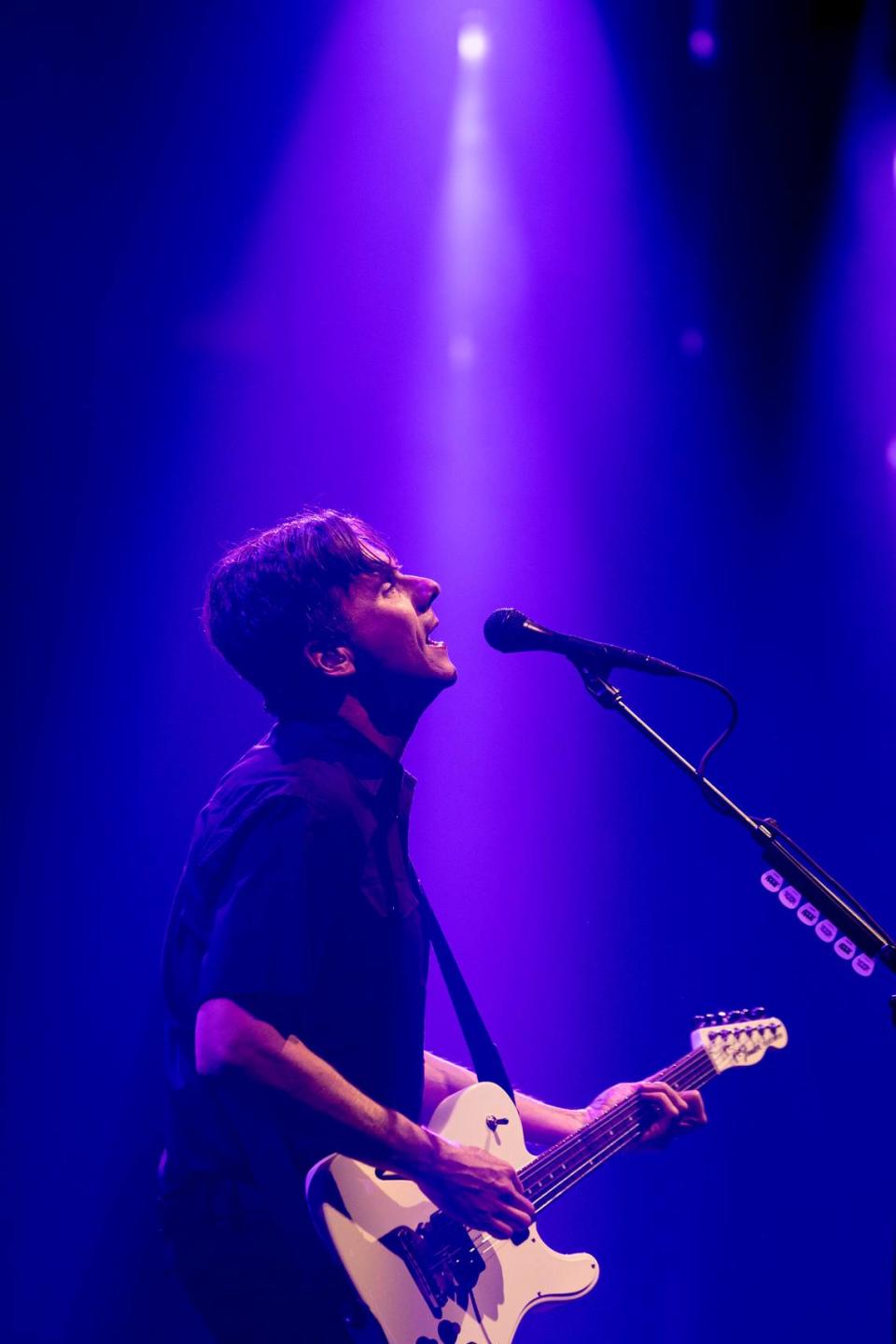 Jimmy Eats World opens for Fall Out Boy at Raleigh, N.C.’s PNC Arena, Tuesday night, March 19, 2024.