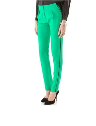 <div class="caption-credit"> Photo by: Courtesy of shopbop.com</div><b>Myth: Only super-skinny tall girls look good in high-waisted pants. <br> <br></b> Debunked: High-waisted pants can flatter anyone: It's all about the shape, and where they hit your waist. If you're thick-waisted, try a pair of blousy trousers that can be cinched. If you're small-waisted, go for high-rise denim flares worn with a shirt tucked in. Either way, just make sure your pants aren't tight. Unlike skinny, low-waisted denim, high-waisted pants should glide over your curves, not squeeze them. (Unless of course you are a super-skinny tall girl. Then you can wear 'em whatever way you want.) <br> <br> <i>kelly wearstler warhol pleated pants, shopbop.com</i>
