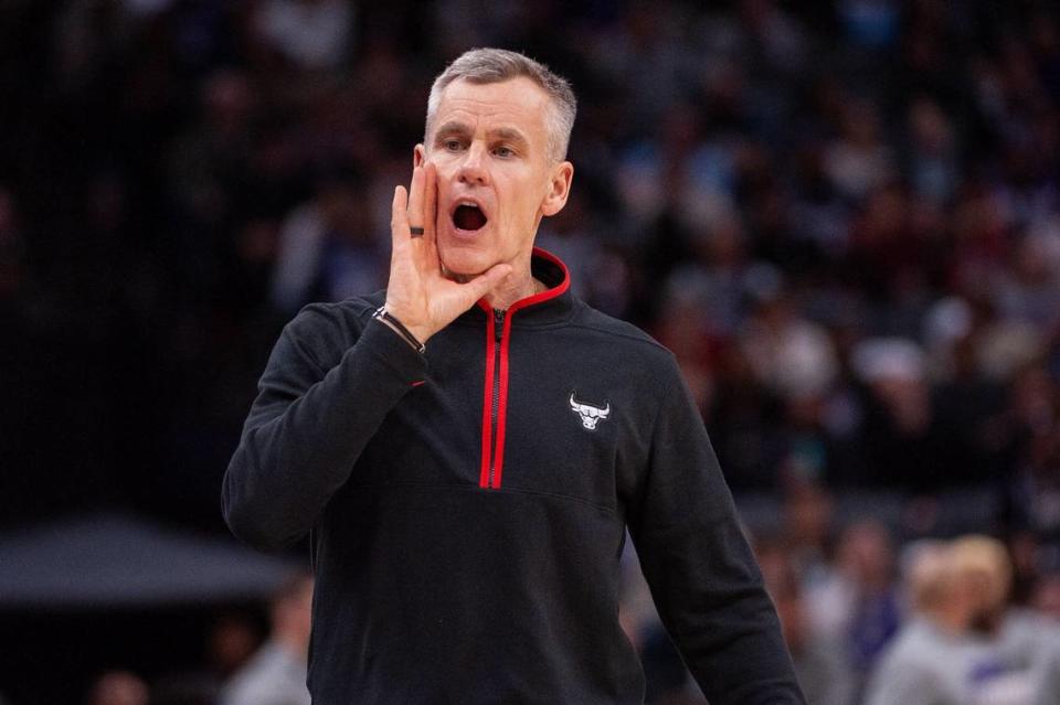 Chicago Bulls coach Billy Donovan has a 397-318 record in nine years in the NBA, going into the final three games of the 2023-24 regular season.