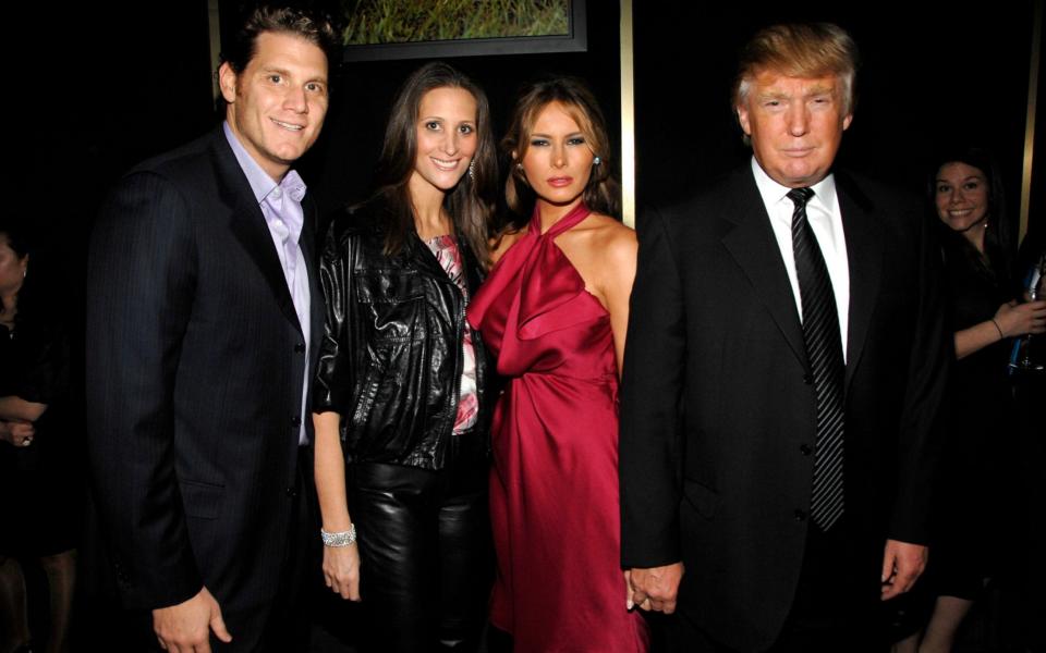 Bitter end: David Wolkoff, Stephanie Winston Wolkoff, Melania Trump and Donald Trump in New York - Patrick McMullan