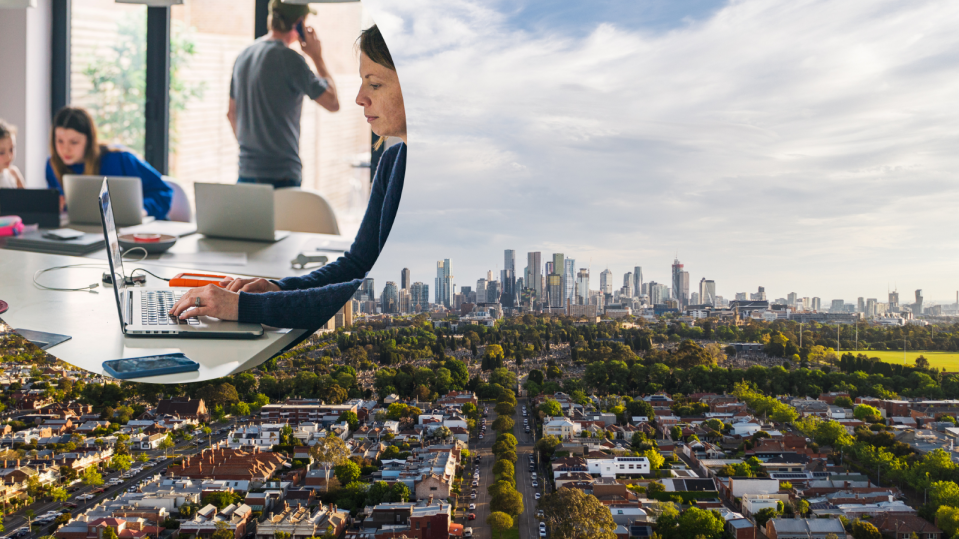 Melbourne takes top spot as the world's best city to work from home, despite enduring three hard COVID-19 lockdowns. Source: Getty 