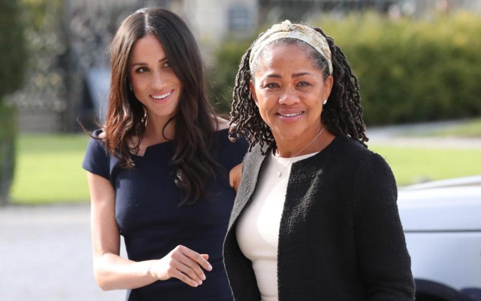 The Duchess of Sussex praised the way her mother, Doria Ragland, 'juggled so much' as a parent - Steve Parsons/PA