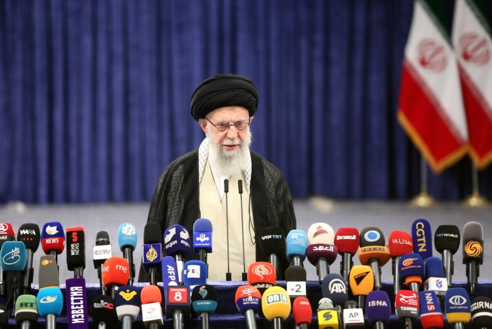 Supreme leader Ayatollah Ali Khamenei (EPA)