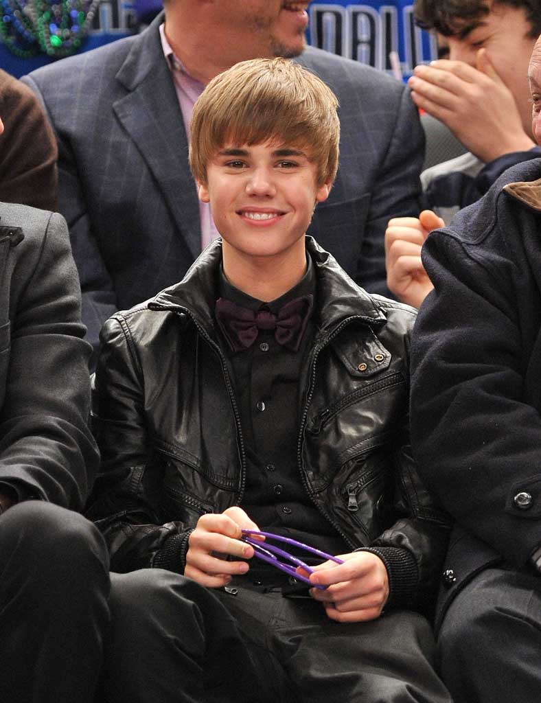 Bieber Justin Knicks Game