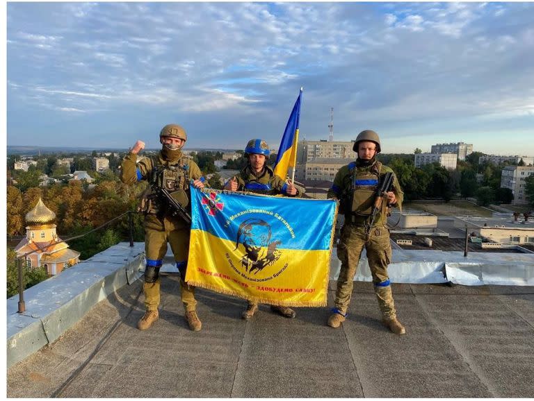 tropas ucranianas liberan la ciudad de Lyman