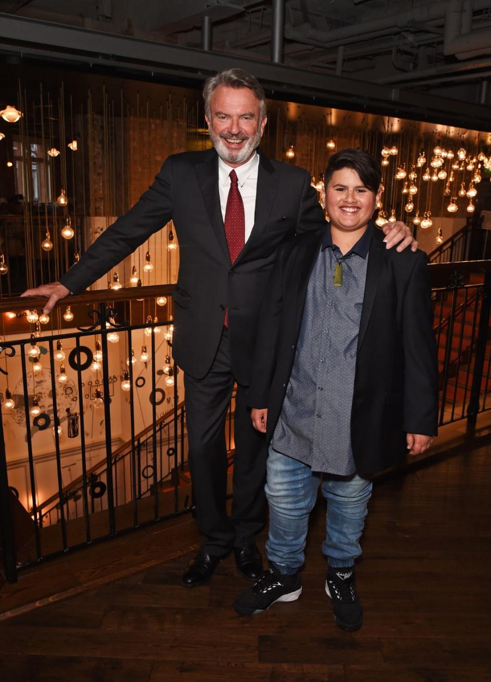 Sam Neill and Julian Dennison.