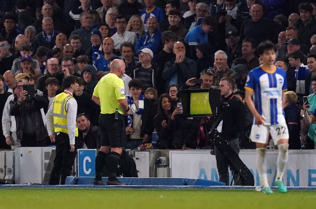 Referee Simon Hooper disallowed Erling Haaland's late goal following intervention from Stockley Park