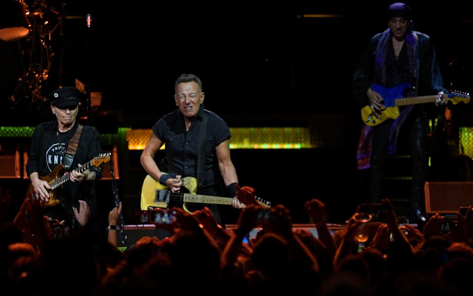 The Boss is back as Bruce Springsteen and the E Street Band took the stage to a sold-out show Wednesday, Feb. 1, at Amalie Arena in Tampa, Fla.