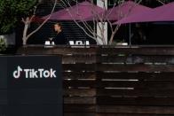 FILE PHOTO: Tik Tok offices shown in California after U.S. Congress passes bill to divest in Chinese owner