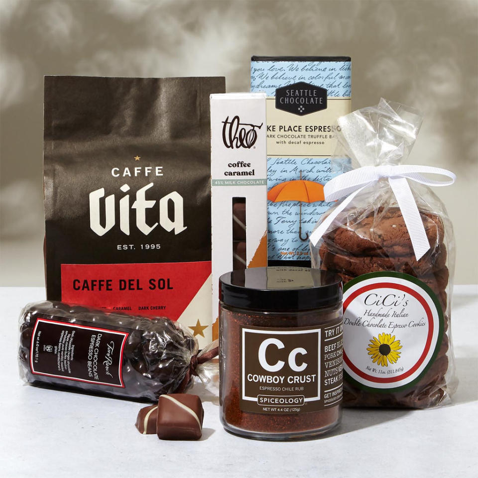 <p><a href="https://go.redirectingat.com?id=74968X1596630&url=https%3A%2F%2Fknackshops.com%2Fproducts%2Fthe-caf-fiend-coffee-gift-set&sref=https%3A%2F%2Fwww.countryliving.com%2Fshopping%2Fgifts%2Fg19663932%2Fmothers-day-gift-baskets%2F" rel="nofollow noopener" target="_blank" data-ylk="slk:Shop Now;elm:context_link;itc:0;sec:content-canvas" class="link ">Shop Now</a></p><p>"The Caf-fiend" Coffee Gift Set</p><p>$68.00</p><p>knackshops.com</p><span class="copyright">Knack</span>