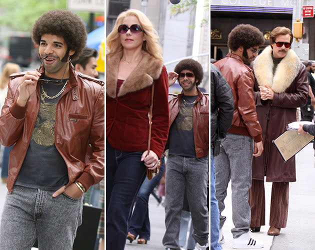 Drake Puts His Absurd Fashion Sense on Display in 'Anchorman 2' Cameo - SPIN