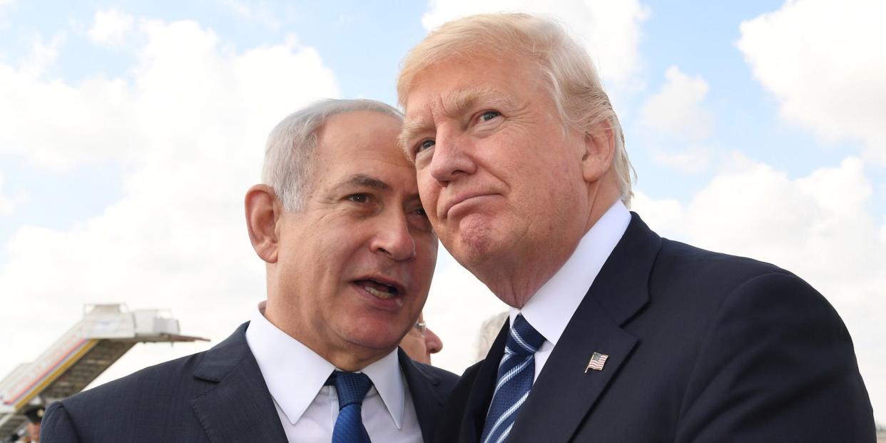 Donald Trump Benjamin Netanyahu