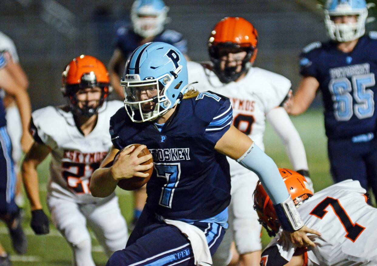 Petoskey's Joe McCarthy stepped up his game in every level in 2023 and was recognized as the Big North's first team quarterback for his play.