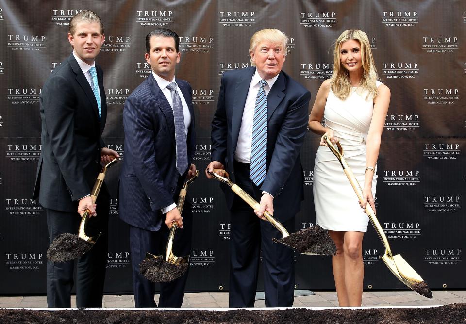 Trump family 2014