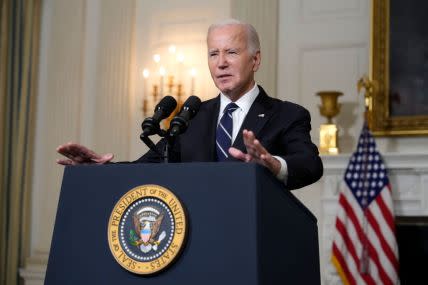 President Biden Delivers Remarks On Terrorist Attacks In Israel