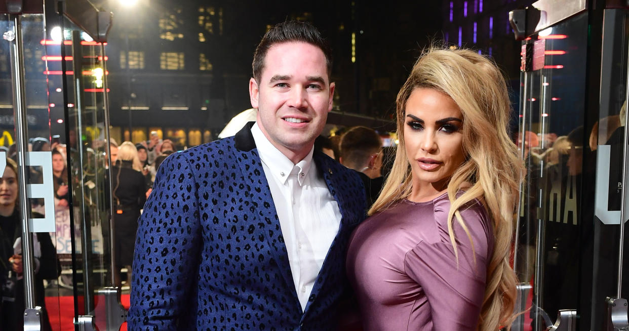 Katie Price with third husband Kieran Hayler who she split from in 2018. (PA Images)