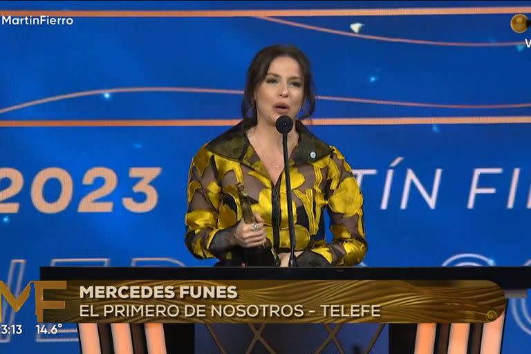 Mercedes Funes, mejor actriz protagónica por El primero de nosotros