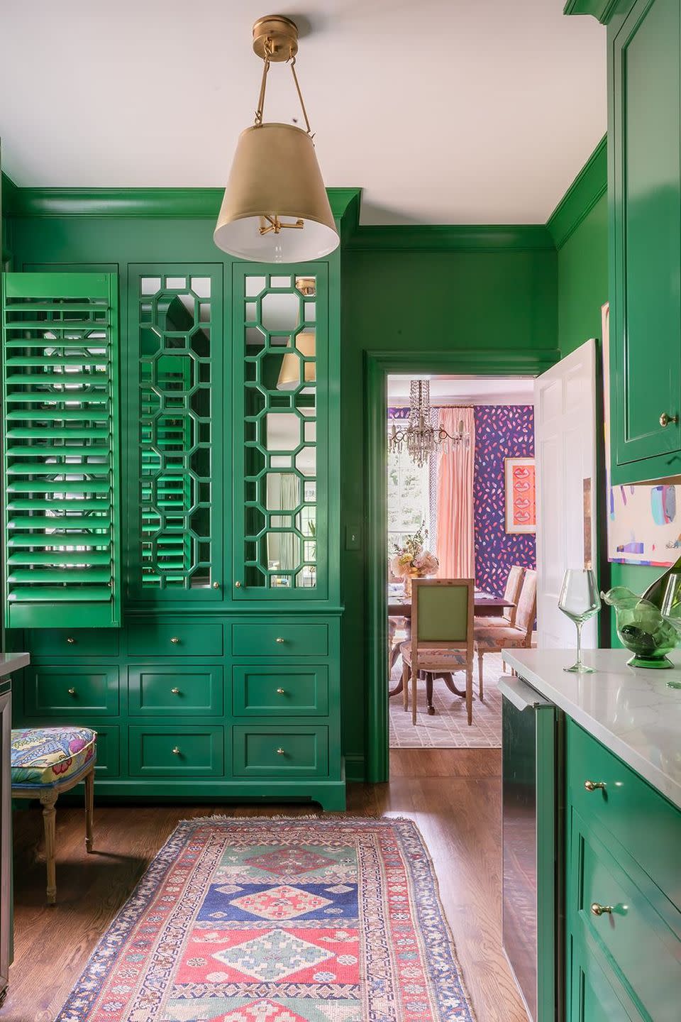 green wet bar