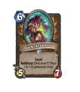 <p>This card is insane. A 5/7 with taunt for 6 is already very, very high value, and the added bonus of one of the biggest C’Thun buffs in the game just makes this minion out of control. Hoo boy.</p>