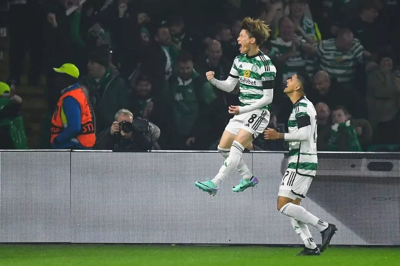 Celtic' striker Kyogo Furuhashi -Credit:AFP via Getty Images