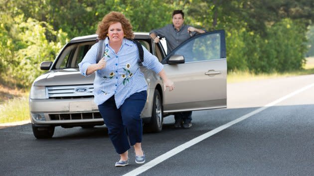 Melissa McCarthy and Jason Bateman in 'Identity Thief'