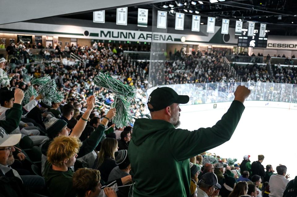 Munn Ice Arena has been packed again this season as fans buy back into a program that's struggled for most of the last decade.