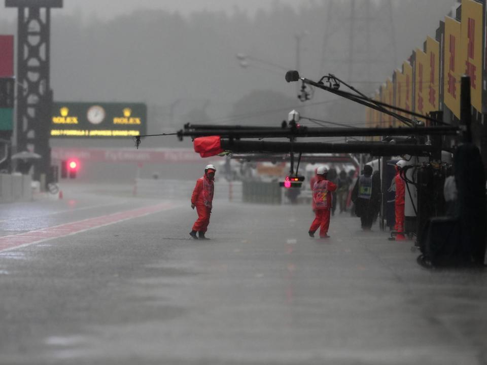 The Japanese Grand Prix is under threat from Super Typhoon Hagibis: AFP/Getty