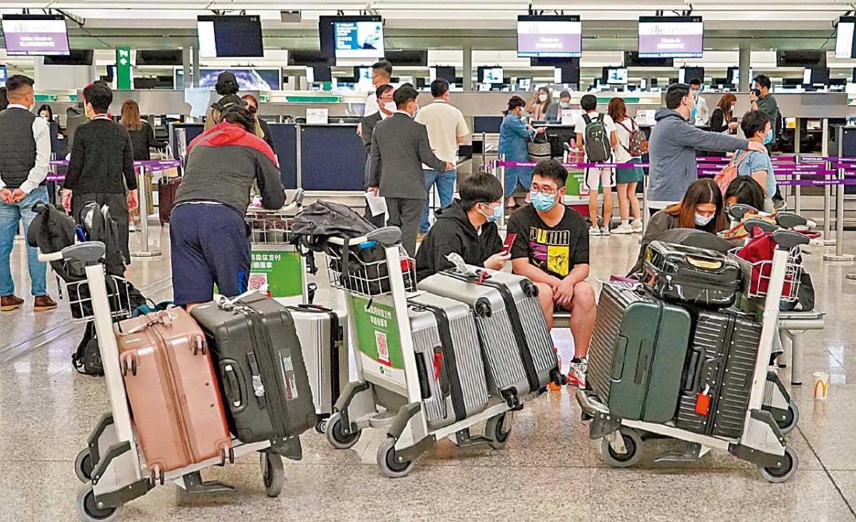 The Airport to Japan Express counter reappears crowded: flights will return to pre-epidemic levels in March next year