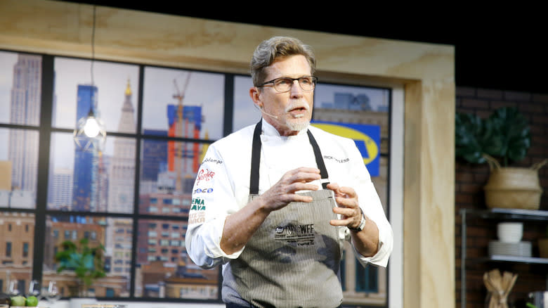 Rick Bayless giving speech