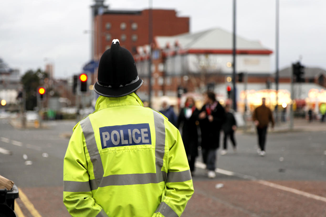 PC Liam Robinson was dismissed without notice for gross misconduct after abusing an e-scooter driver and then fighting a third party. (Getty Images)