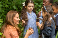 <p>Kate revealed her <a href="https://people.com/royals/kate-middleton-shares-beekeeping-hobby-brother-james-middleton/" rel="nofollow noopener" target="_blank" data-ylk="slk:interest in beekeeping;elm:context_link;itc:0;sec:content-canvas" class="link ">interest in beekeeping</a> during a 2021 visit to London's Natural History Museum, where she treated schoolchildren homemade honey from Anmer Hall. Her brother James also has a passion for beekeeping, inspired by a <a href="https://people.com/royals/kate-middleton-birthday-gift-james-beekeeping/" rel="nofollow noopener" target="_blank" data-ylk="slk:birthday gift;elm:context_link;itc:0;sec:content-canvas" class="link ">birthday gift</a> from Kate and their family.</p>